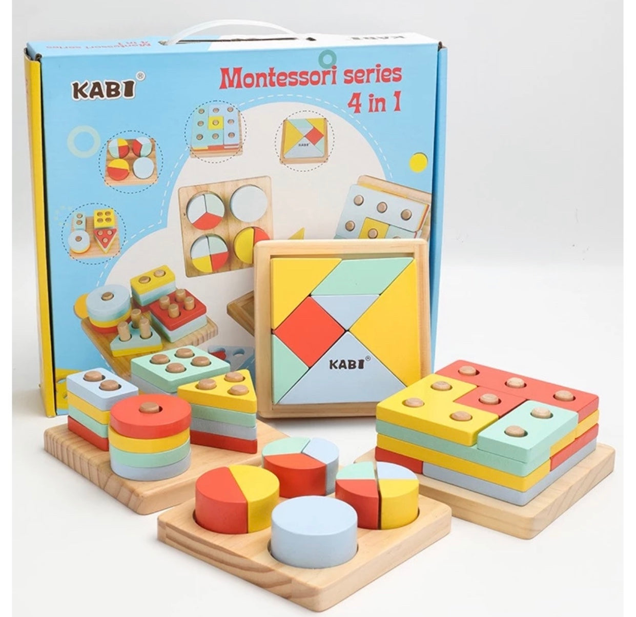 Set Montessori 4 en 1 Kabi