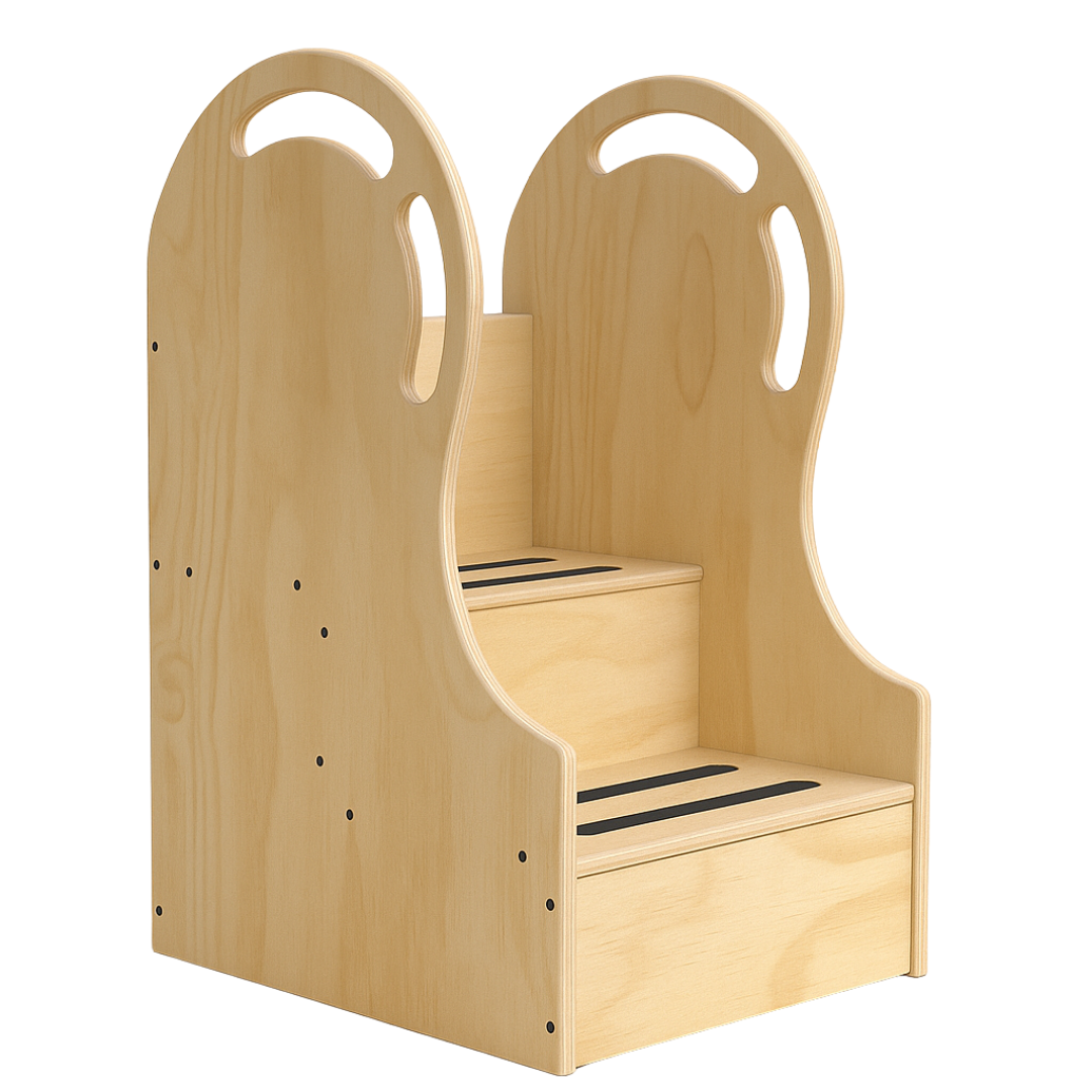 Escalera Didáctica para Mudador – Certificación JUNJI - Montessorikidschile