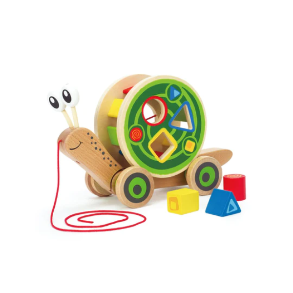 Cocodrilo de Madera – Juguete Didáctico de Encaje y Arrastre 🐊✨ - Montessorikidschile