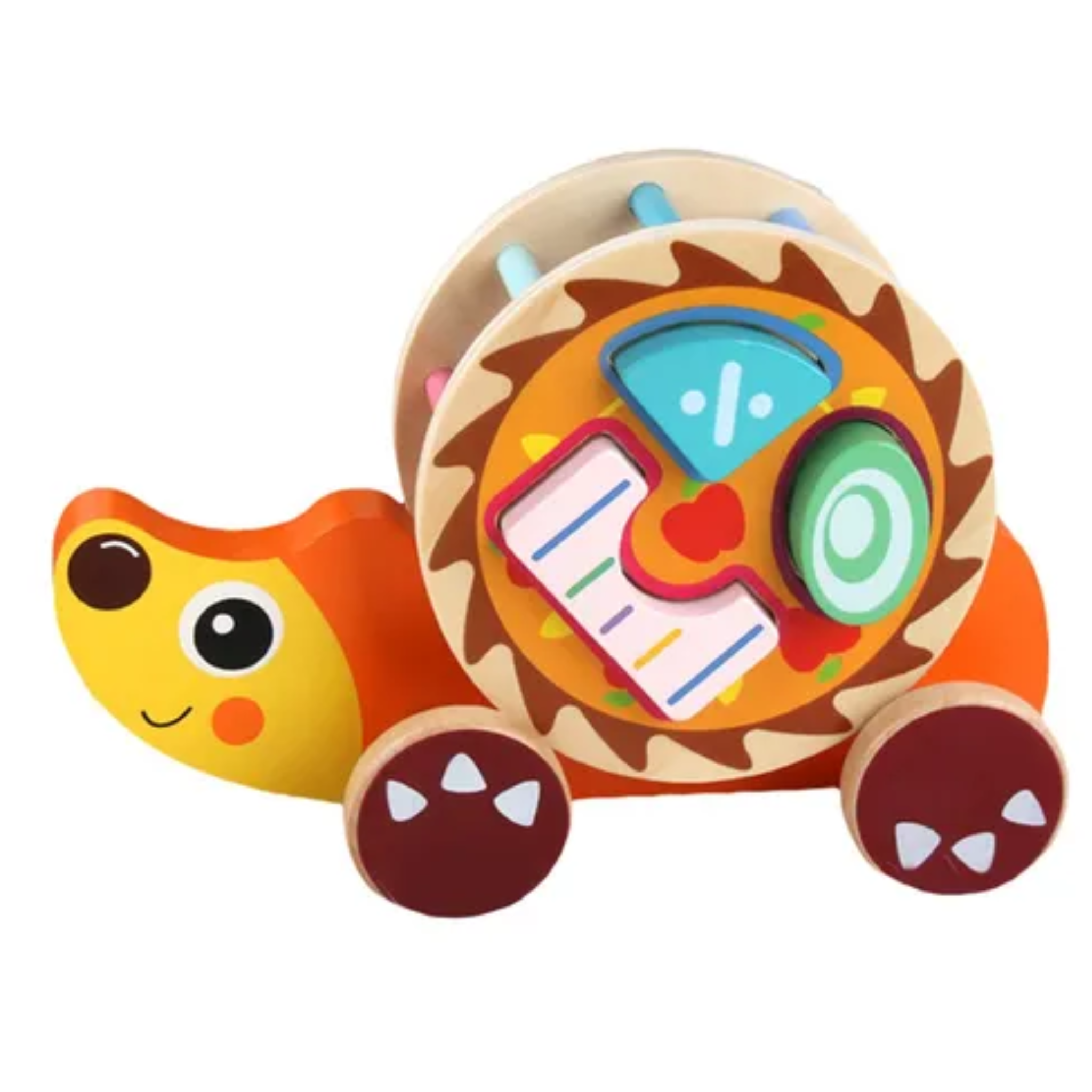 Cocodrilo de Madera – Juguete Didáctico de Encaje y Arrastre 🐊✨ - Montessorikidschile
