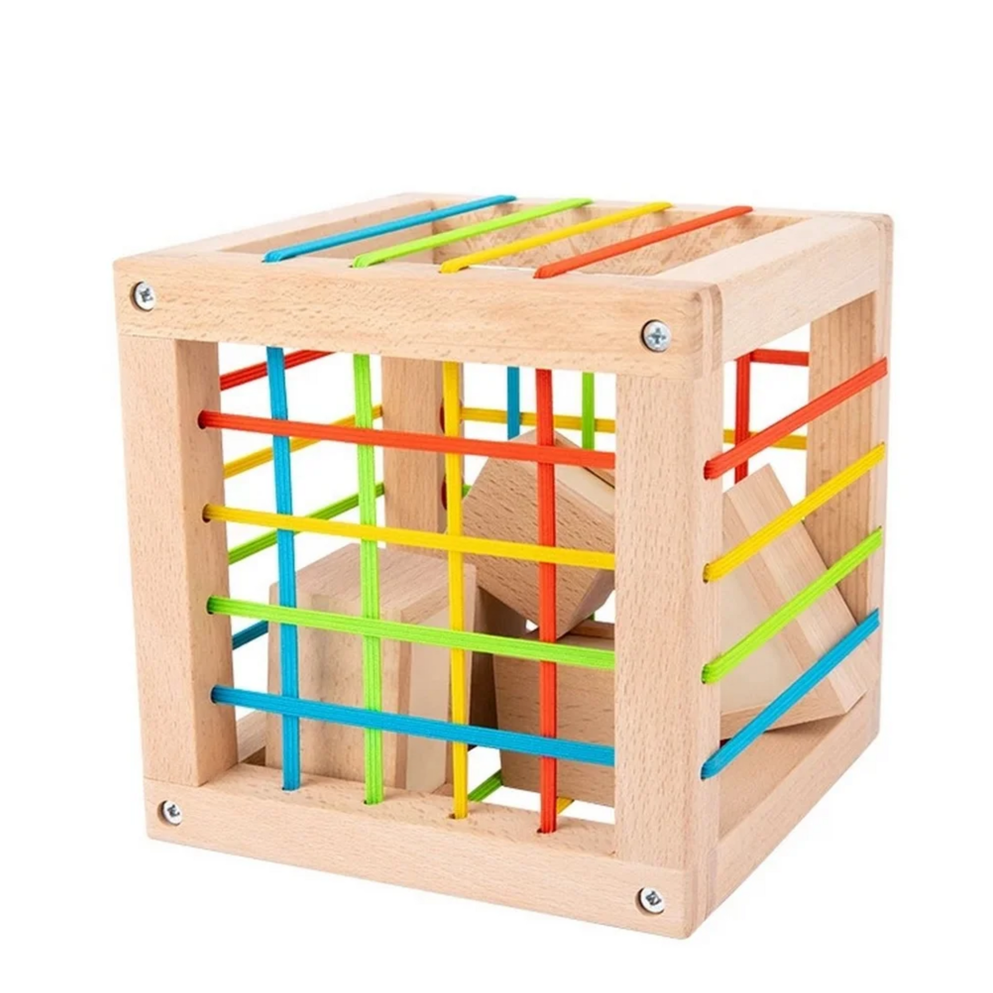 Cubo de elásticos - Montessorikidschile