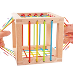 Cubo de elásticos - Montessorikidschile