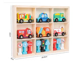 Set Magnético de Vehículos y Señales de Tránsito Montessorikidschile