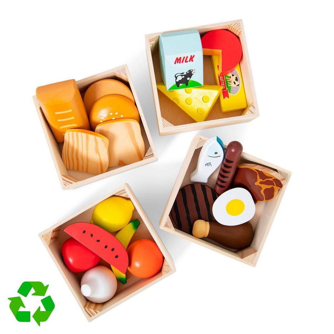 Set de alimentos de madera Melissa & Doug - Montessorikidschile
