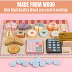 Set mini pastelería con caja registradora Montessorikidschile