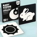 Tarjetas de estimulación blanco y negro - Montessorikidschile