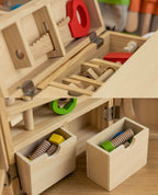 Caja de herramientas de madera