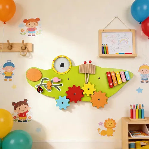 Tablero sensorial der pared Montessori Montessorikidschile
