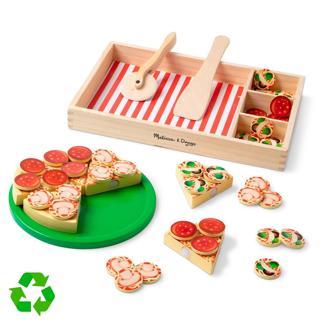 Juego de pizza Melissa & Doug - Montessorikidschile