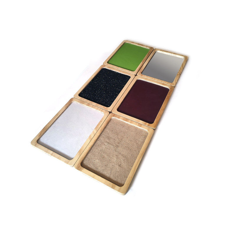 Pista sensorial 6 unidades - Montessorikidschile