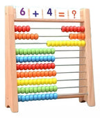 Ábaco de Madera con Tarjetas Numéricas y Repisa Montessorikidschile