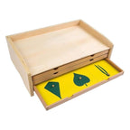 Gabinete Botánico Montessori de Madera – 24 hojas con botón de agarre - Montessorikidschile