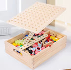 Juego de Engranajes de madera Montessori