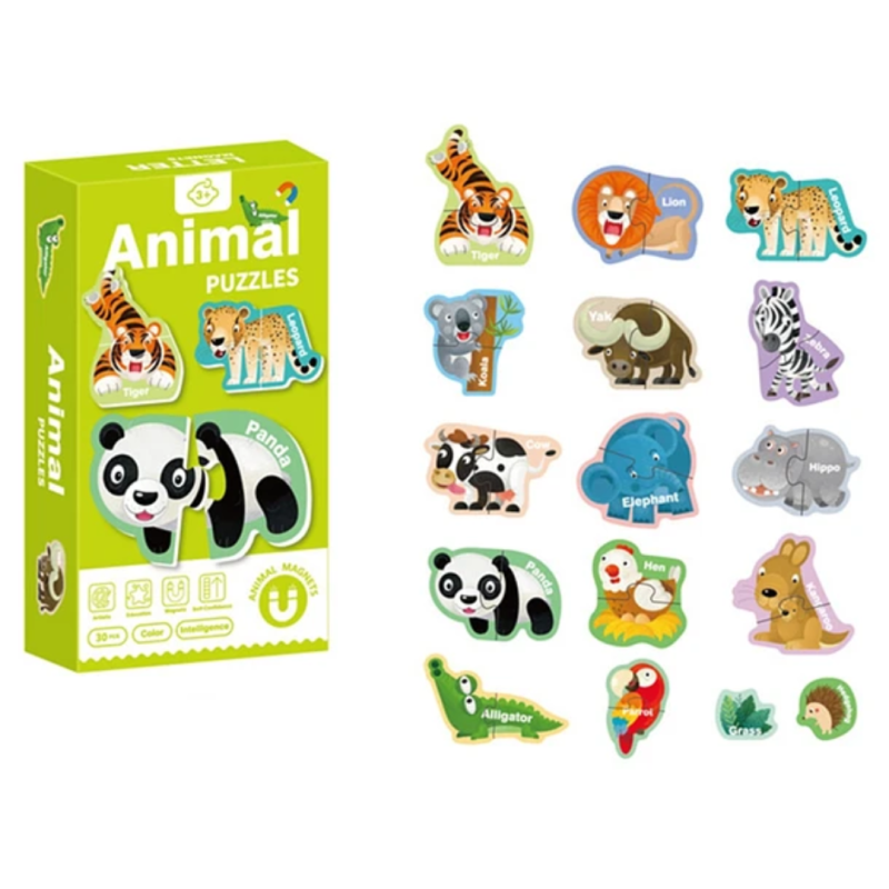 Puzzle magnetico de animales - Montessorikidschile