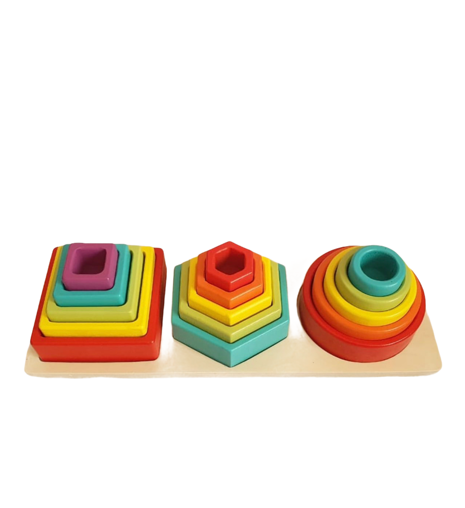 Torre sensorial triple de colores Montessori Montessorikidschile