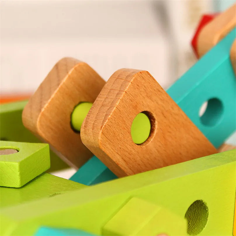 Armable de madera 70 piezas Montessorikidschile