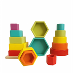 Box sensorial de madera arcoíris - Montessorikidschile