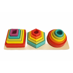 Box sensorial de madera arcoíris - Montessorikidschile