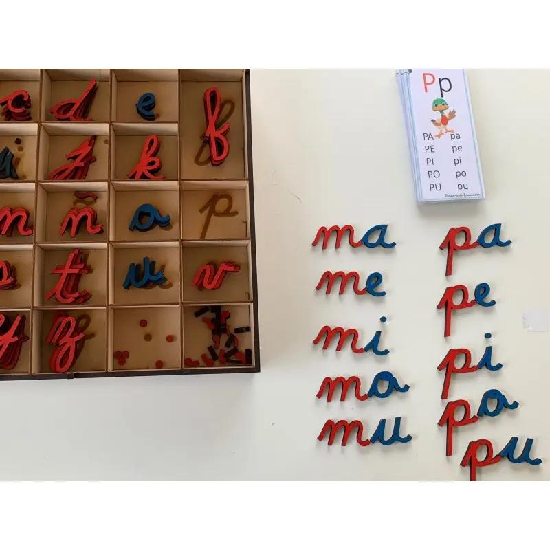 Alfabeto Movil 180 letras Mayúsculas - Montessorikidschile