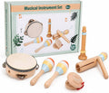 Set de Instrumentos Musicales de Madera – 6 Piezas Montessorikidschile