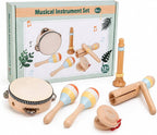 Set de Instrumentos Musicales de Madera – 6 Piezas Montessorikidschile