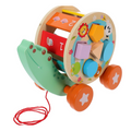 Cocodrilo de Madera – Juguete Didáctico de Encaje y Arrastre 🐊✨ - Montessorikidschile
