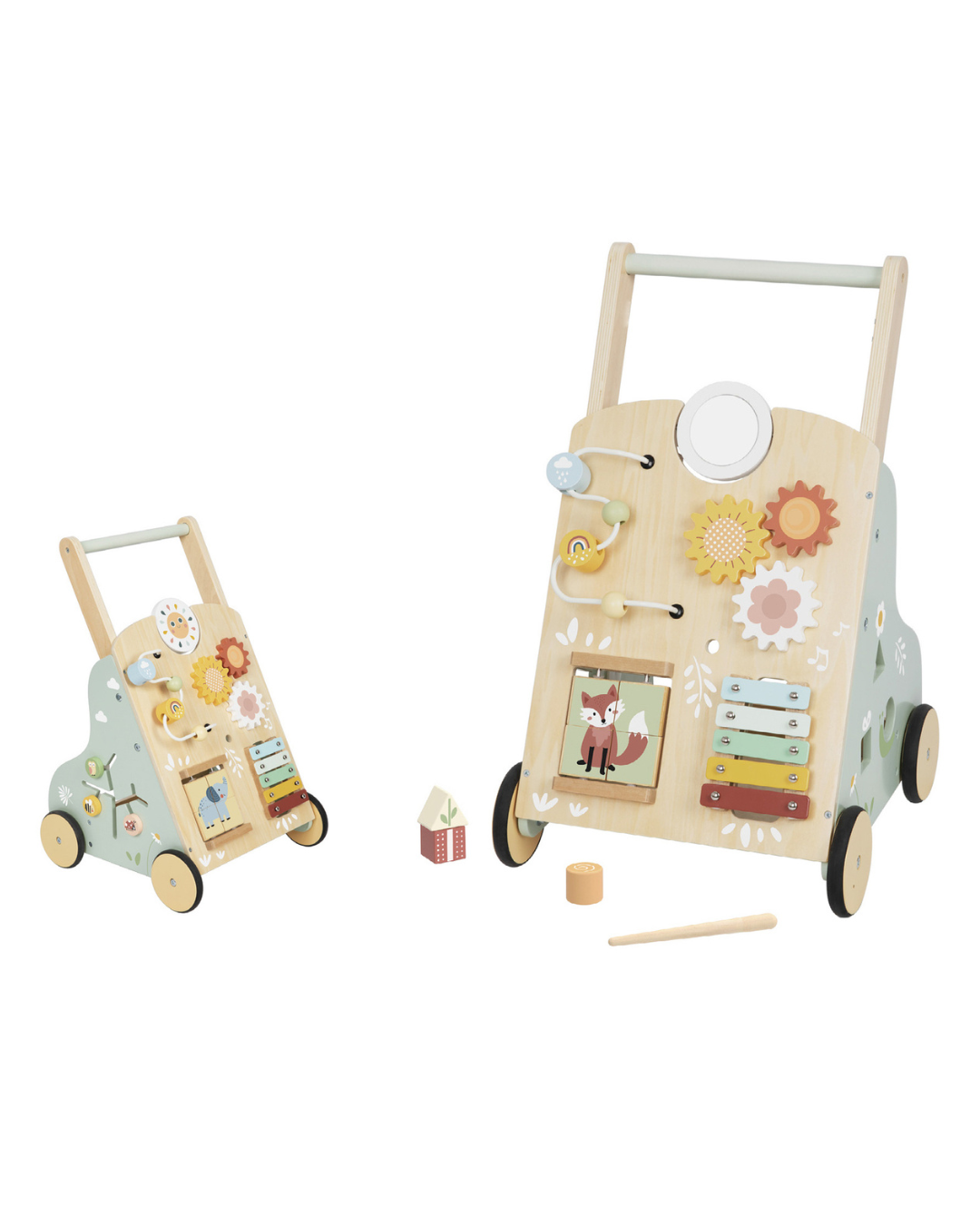 Caminador de madera multiactividades Montessorikidschile