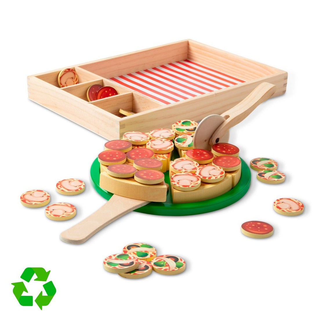 Juego de pizza Melissa & Doug - Montessorikidschile