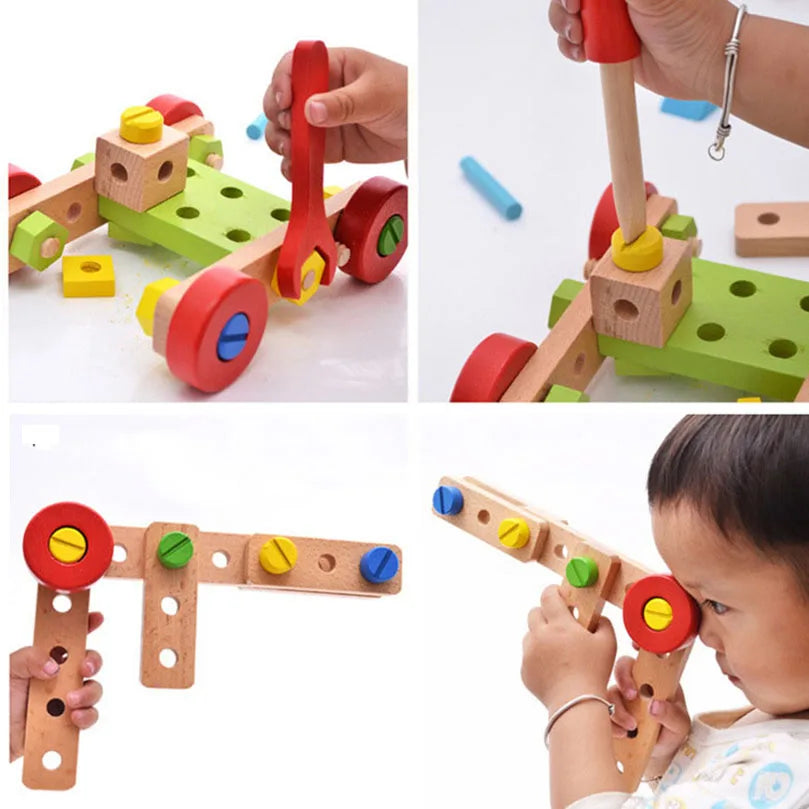 Armable de madera 70 piezas Montessorikidschile