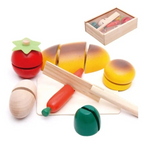 Set de corta fruta de madera - Montessorikidschile