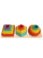 Torre sensorial triple de colores Montessori Montessorikidschile