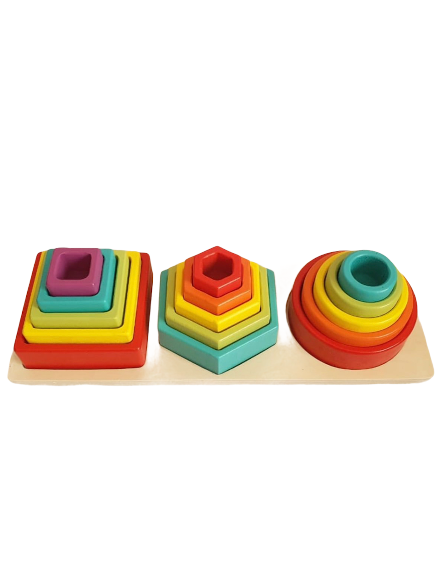 Torre sensorial triple de colores Montessori Montessorikidschile