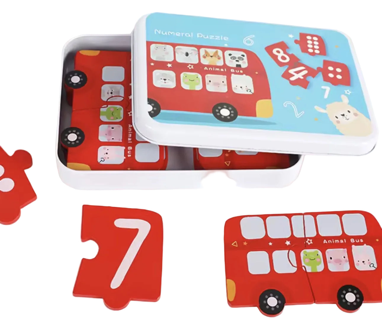 Puzzle de números Montessorikidschile