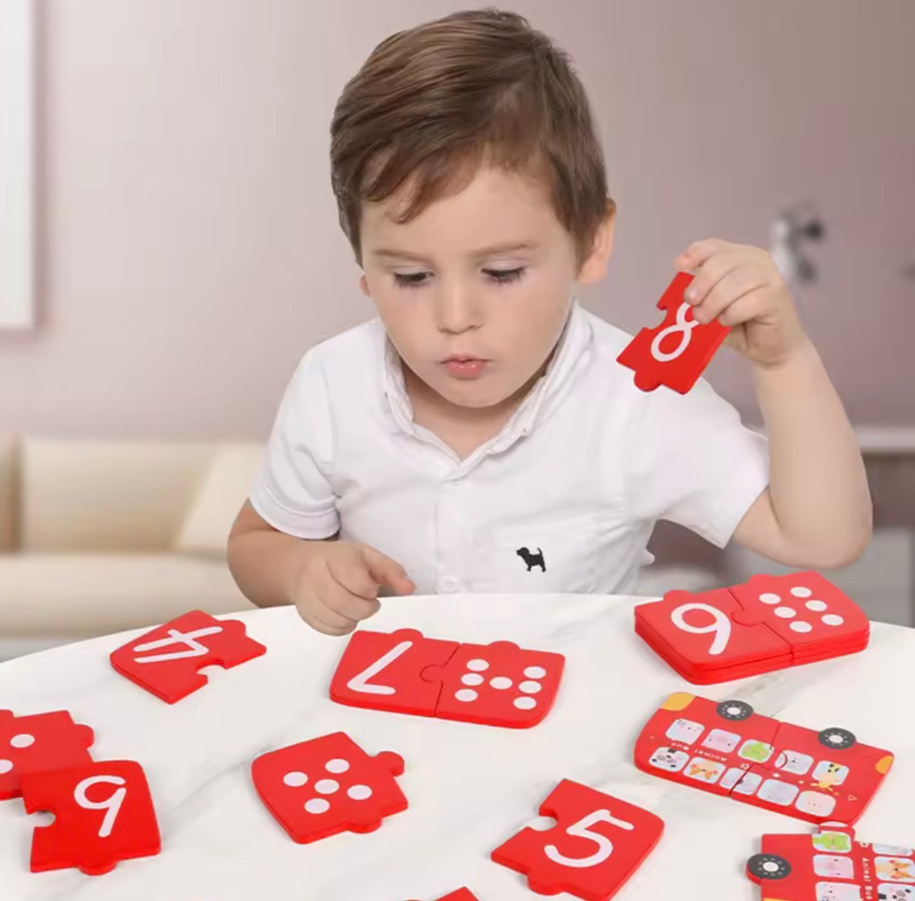 Puzzle de números Montessorikidschile