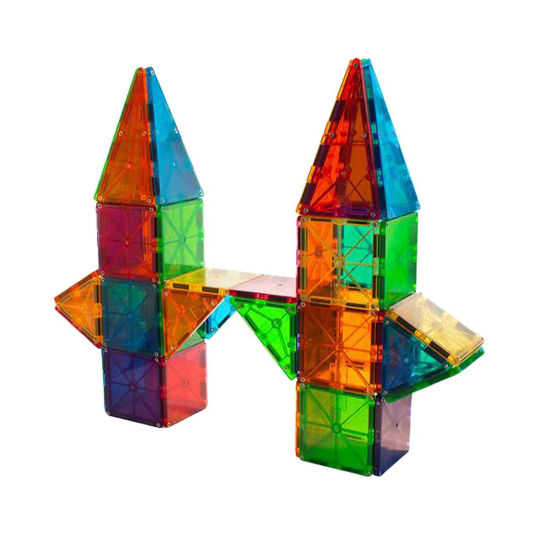 Set de Bloques Magnéticos – 40 piezas con caja - Montessorikidschile