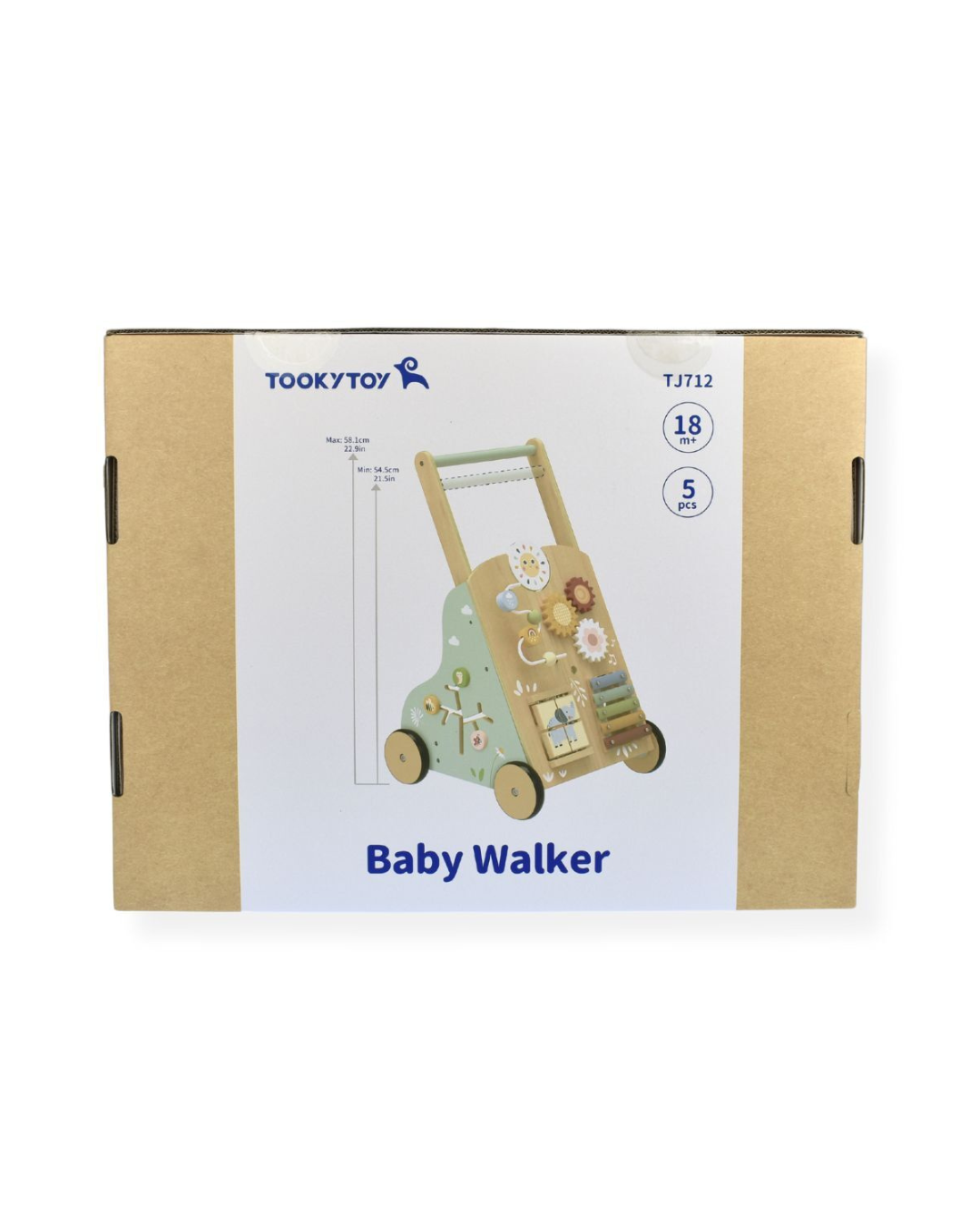 Caminador de madera multiactividades Montessorikidschile