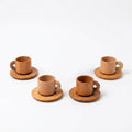 Set de 4 tazas de madera Montessorikidschile