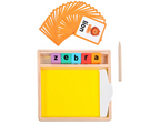 Bandeja de Arena Montessori para Trazar Letras y Aprender a Escribir Montessorikidschile
