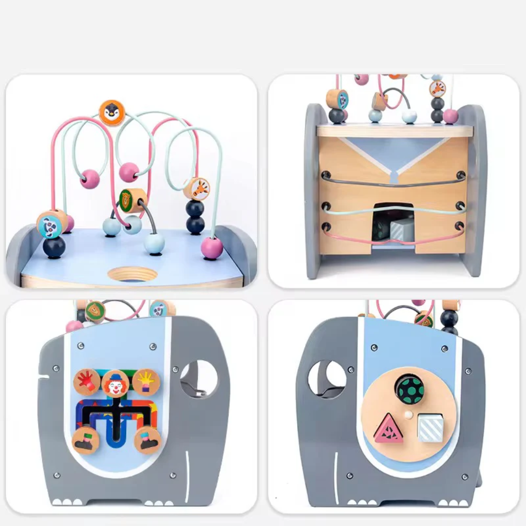 Cubo de motricidad de madera tamaño jumbo - Montessorikidschile