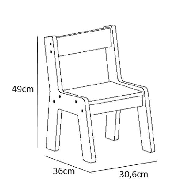 Silla modelo Junji - Montessorikidschile