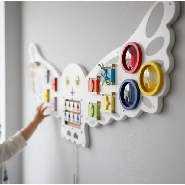 Tablero sensorial Búho Montessori Montessorikidschile