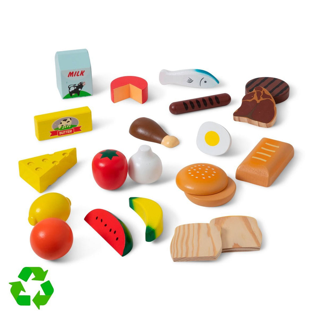 Set de alimentos de madera Melissa & Doug - Montessorikidschile