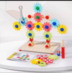 Juego de Engranajes de madera Montessori