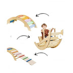 Balancin y Arco de Escalada 2x1 Pikler - Montessorikidschile