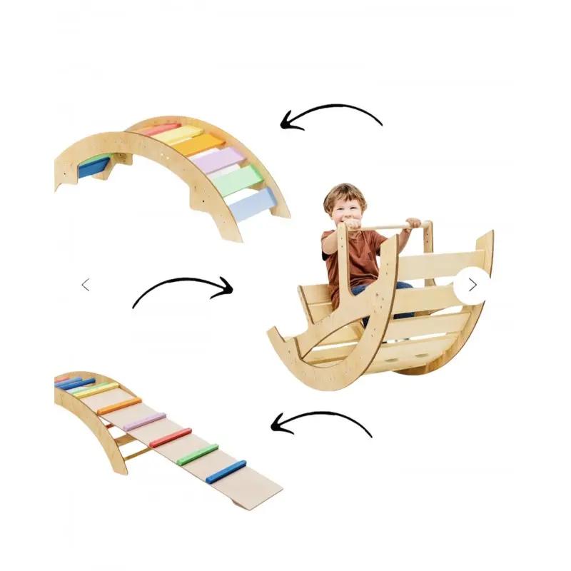 Balancin y Arco de Escalada 2x1 Pikler - Montessorikidschile