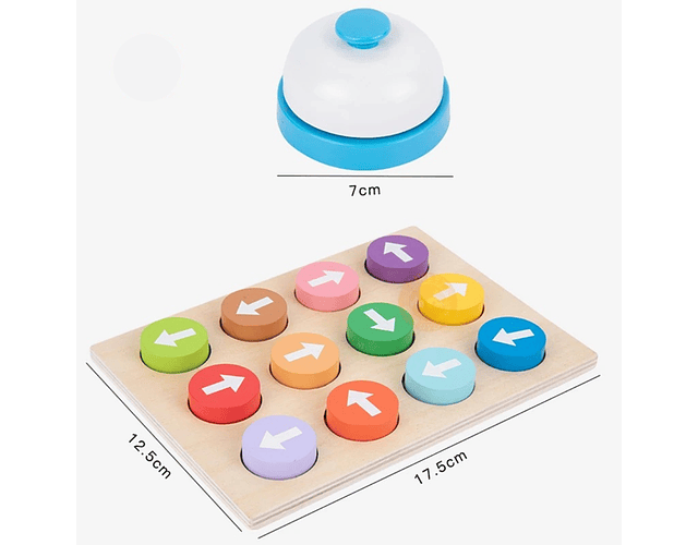 Juego de Clasificación de Flechas Montessorikidschile