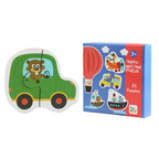 🧩 Set de Puzzles de Animales – 24 piezas armables - Montessorikidschile