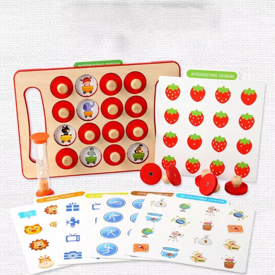 Memorice  con Tarjetas Intercambiables Montessorikidschile
