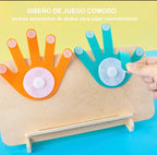 Juego de Cálculo Matemático Suma y Resta con Dedos Montessori