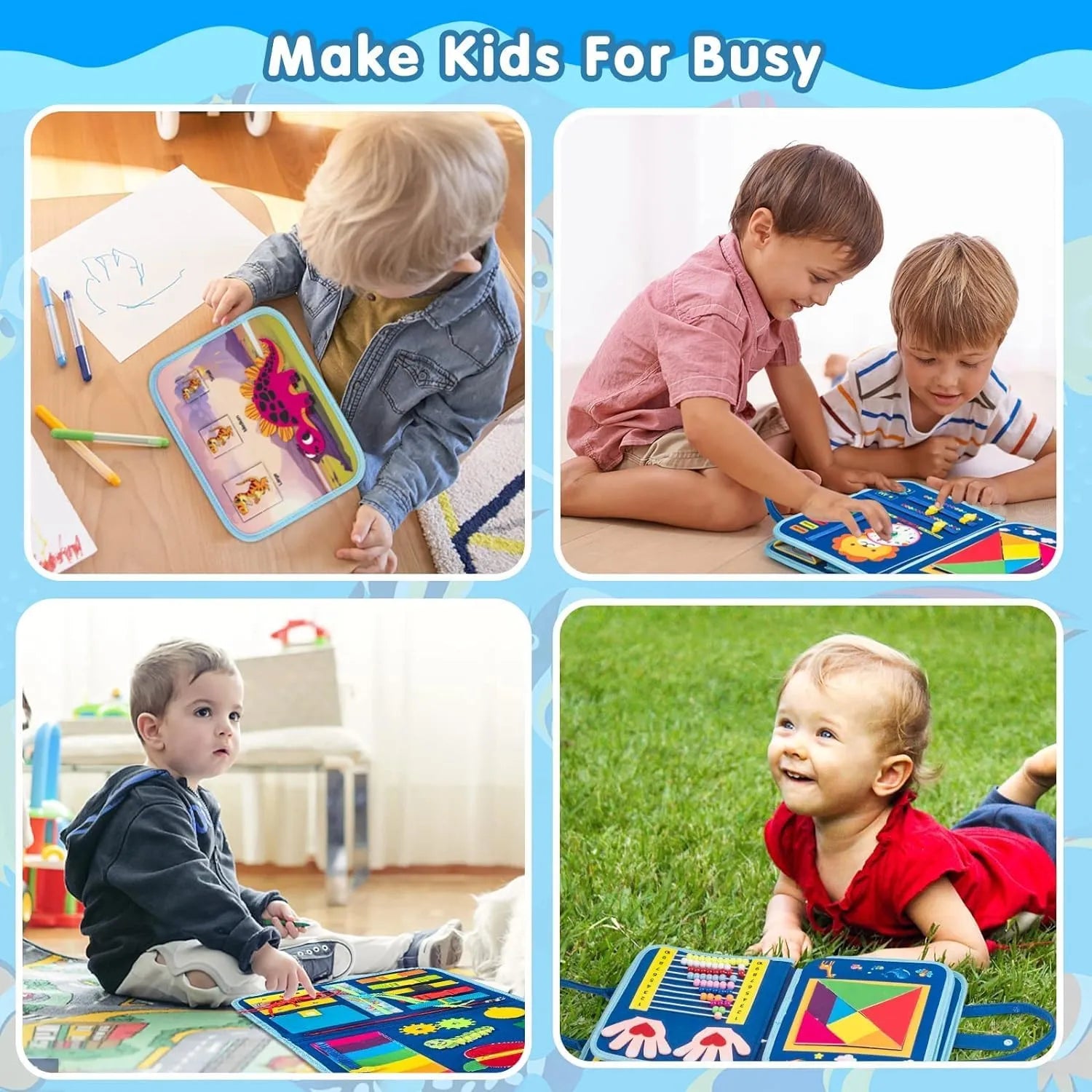 Carpeta sensorial multiactividades Montessorikidschile